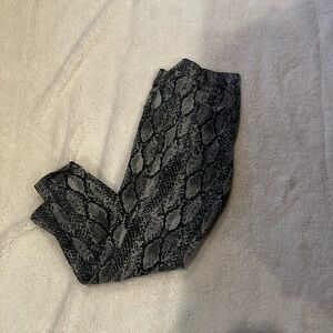 Snakeskin Print jeans